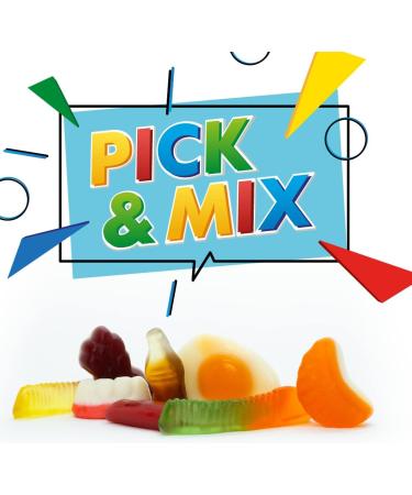 Bebeto Pick & Mix Party Pack - 750g Halal Certified Candy with Gummy Sweets, Marshmallows, Scoop, Stickers, Goodie Bags - Single Pack - Buy Online on GoSupps.com