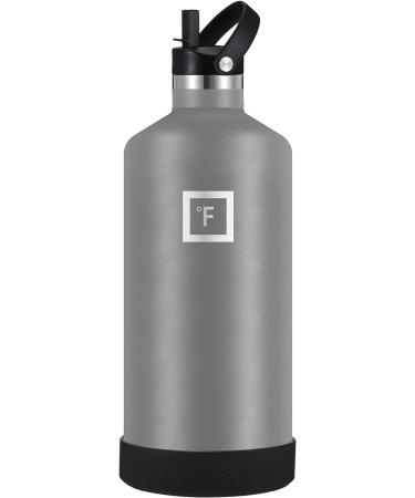Iron Flask 32oz-40oz Silicone Boot - Midnight Black | Water Bottle Accessory - Buy Online on GoSupps.com
