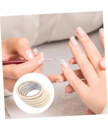 Healeved Nail Tool 5pcs Professional Masking Tape Nail Striping Tape Nail Glue Tape Nail Tips Tape Line Nail Art Nails Stickers Manicure Tape Striping Tape Line Nail Tape Tool Stripping As Shown medium - Buy Online on GoSupps.com