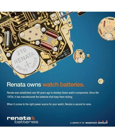 Buy Renata Batteries 346 / SR712SW Watch Battery (5 Pack) - Long-lasting Power for Your Timepieces | Fast International Shipping - Buy Online on GoSupps.com