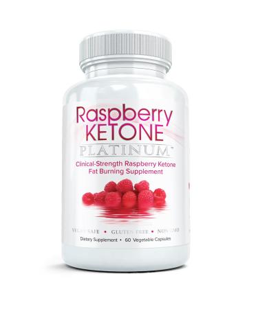 Raspberry Ketone Platinum Weight Loss Pills | Natural Fat Burner & Metabolism Booster | Appetite Suppressant for Belly Fat | 2 Bottles x 60 Capsules - Buy Online on GoSupps.com