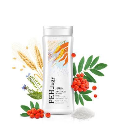 Joanna JOANNA PEHology Shampoo for Poor Pores - Intensive Cleansing Shampoo for Hair and Scalp - Strengthening Shampoo for Damaged and Dry Hair - 300ml