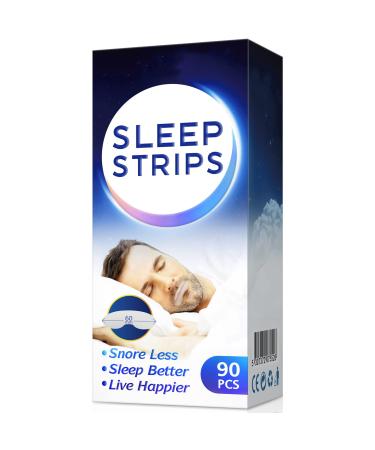 Mouth Tape for Sleeping Gentle Sleep Strips for Better Nose Breathing Less Mouth Breathing Improve Night Sleep and Snoring (90PCS) Lip type