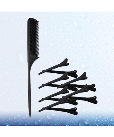 LALAFINA 1 Pointed Tail Dense Gear Comb Hair Clip Hairpins Hair Stylish Comb Womens Hair Clips Alligator Hair Clips Tail Comb Smooth Hair Comb Black Hair Clips Both Ends Brush - Buy Online on GoSupps.com
