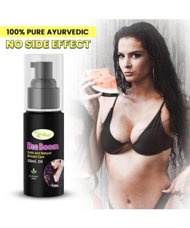 Riffway Big Boom Breast Spray Oil 50ml - Enlarge Women Bust Size Naturally - Buy Online on GoSupps.com