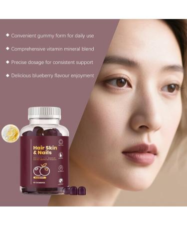 Cheveux peau et ongles Favorise la croissance des cheveux des ongles plus forts et une peau clatante v g talien pour femmes et hommes 60 pi ces 1PCS - Buy Online on GoSupps.com