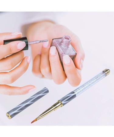 CONFUSE Nail Art Brush Pen Rhinestone Eye Acrylic Handle Carving Painting Gel Nail Extension Manicure Liner Pen 03 - Buy Online on GoSupps.com