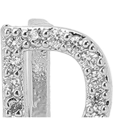 Plating English Letter D Teeth Brace Cosplay Halloween Party Teeth Decoration Jewelry (Silver Color) - Buy Online on GoSupps.com