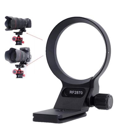 iShoot Metal Tripod Mount Ring Lens Collar Compatible with Canon RF 28-70mm f/2L USM, Lens Support Holder Bracket Bottom is Arca-Swiss Fit Quick Release Plate Suitable for ARCA Fit Tripod Head Clamp