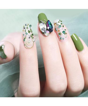 6 Boxes Mixed Nail Art Rhinestones Diamonds Crystals Beads Gems with Tweezer for 3D Nails Art Decoration Nail Art Supplies - Buy Online on GoSupps.com