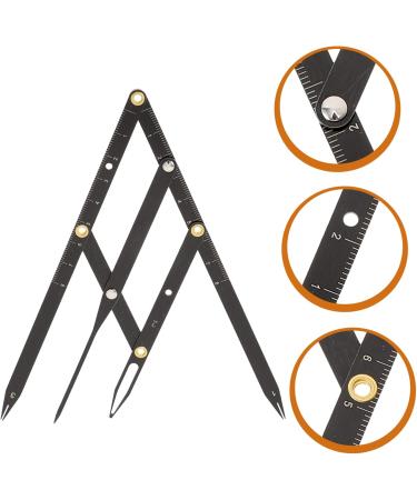 Didiseaon 5 Pcs Second Generation Scale Eyebrow Shape Microblading Ruler Eyebrow Measurement Tool Bagged Mold 25x5x0.6cmx5pcs Blackx5pcs - Buy Online on GoSupps.com