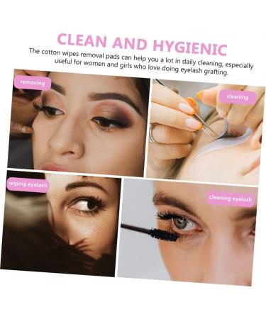 Beatifufu 2 Boxes Eyelash Cleaning Pads Cotton Cleaning Wipe Glue Bottle Wiper Eyelash Glue Wiper Glue Bottle Accessory Cotton Pad Glue Bottle Cleaning Wiper Eyelash Glue Remover Cotton Wipe - Buy Online on GoSupps.com