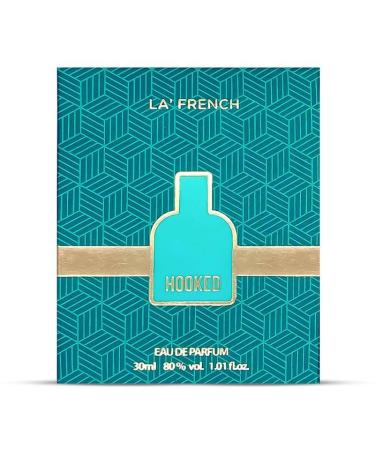 Hooked Perfume 30ml for Men | Eau De Parfum | Long Lasting | Premium Luxury | Fresh Fragrance Scent | Travel-Friendly Perfume | Date Night Perfume - Buy Online on GoSupps.com