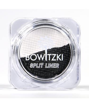 Bowitzki Halloween Water Activated Split Cake Eyeliner Retro Hydra Liner Makeup White & Black Color Face Body Paint (8g) Panda