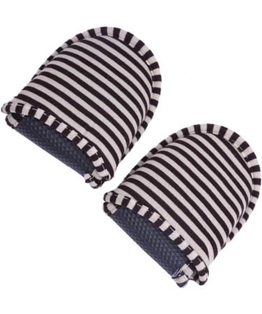 Alomejor Foldable Travel Shoes for Women - Portable Striped Spa House Shoes Washable & Non-Slip Soft Cotton - Brown - Buy Online on GoSupps.com