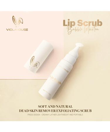 Viola House Lip Scrub - Hydrating Bubble Lip Peeling Mask for Cracked Lips Repair & Plump Dryness Fades Lip Lines | International Shipping Available - Buy Online on GoSupps.com