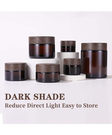 Tuakimce 6-Piece Glass Cream Can Set - 15ml & 30ml Clear Containers with Lids - Ideal for Cosmetics Creams and Lotteries - Buy Online on GoSupps.com