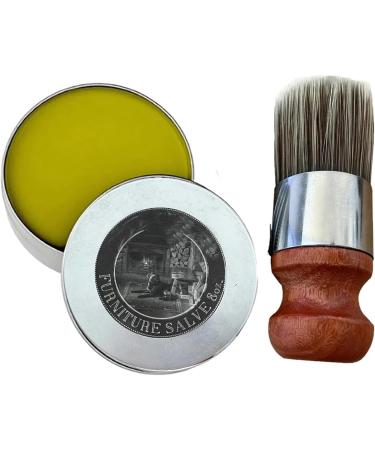 Wise Owl Furniture Salve Upgrade Wise Owl Furniture Salve for Leather Leather Furniture Salve And Brush Furniture Salve for Leather Wise Owl Furniture Salve for Wood (1PC)