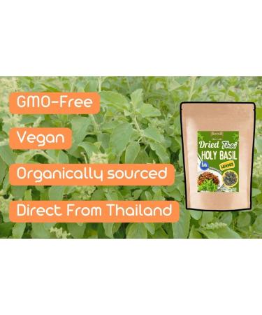 Hida Beauty Dried Thai Holy Basil Leaves 50g Spicy Perfect for Blend Seasoning Asian Cuisines Thai Cooking herbs spices Thai Original Taste - Buy Online on GoSupps.com