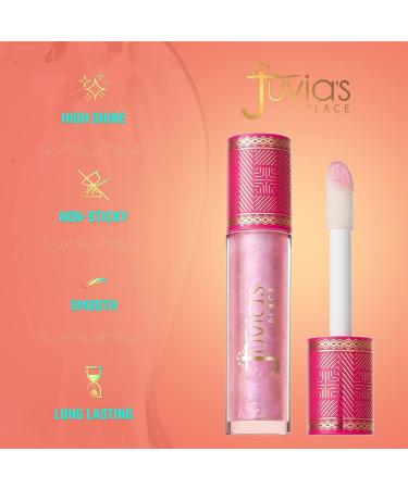 Juvia's Place Glass Gloss - Clear Long-lasting Hydrating Lip Gloss for Glowy Lips - Buy Online on GoSupps.com