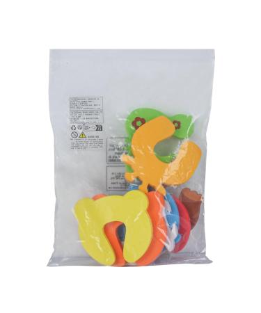8 STK Door Finger Clamping Protection for Kids | Child Safety Door Stopper Foam | Animal Color Pinching Protection for Baby & Children - Buy Online on GoSupps.com