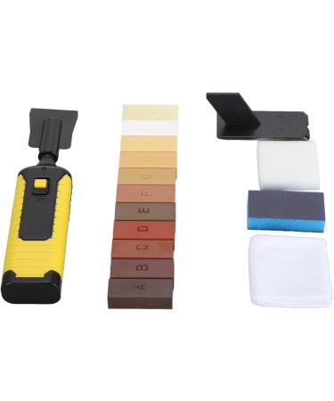 Floor Repair Wax Kit - Fix Scratches Cracks & Holes in Wood Floors | 11 Color Hard Wax Filler for Cabinets & Doors - Buy Online on GoSupps.com
