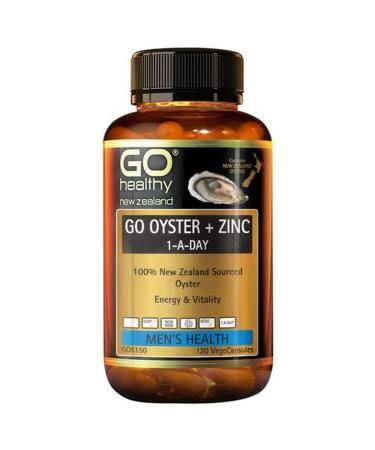 GO Healthy Oyster Plus Zinc 1-A-Day 120 Vege Capsules