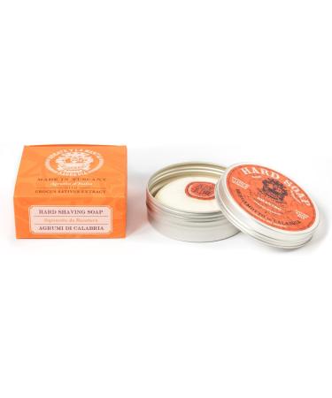  ABBATE Y LA MANTIA Calabrian Bergamot Solid Beard Soap Moisturising and Soothing With Mare Milk and Saffron 80 g Made in Italy - Buy Online on GoSupps.com