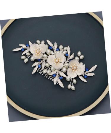 FRCOLOR Wedding Hair Clip Bridal Hair Clip Bridal Hair Accessory Flower Bridal Comb Vintage Hair Comb Pearl Hair Comb Pearl Hair Pin Tiara Bridal Hair Comb Bride Petals Wedding Accessories - Buy Online on GoSupps.com