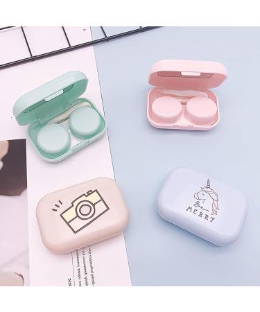 FCSHFC Mini Cartoon Contact Lens Case - Cute Double Lens Box for Travel | Perfect Gift (Color: A) - Buy Online on GoSupps.com