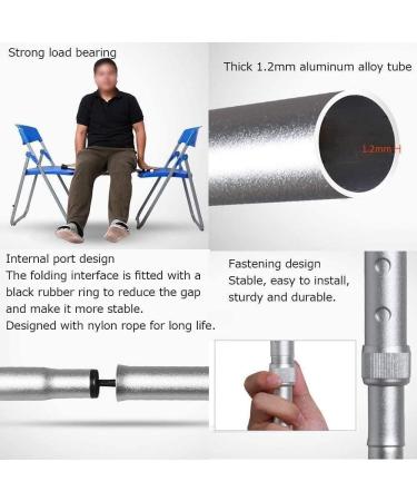 Crutch for The Elderly Folding Walking Stick for The Elderly Safe Additional Scales Height Adjustable Aluminum Ladder Crutches for The Elderly Man Woman Man W It's so Kind of You Prosperous Silver B - Buy Online on GoSupps.com