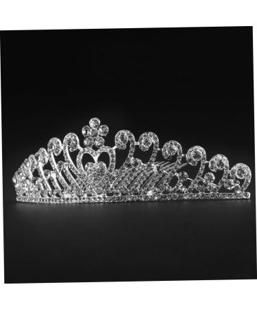 Beaupretty wedding headpiece heart headpiece for friend Party headwear Elegant headpiece bridal headpiece Bridal Comb Headpiece Bridal Comb Rhinestone crown headgear blush Blush - Buy Online on GoSupps.com