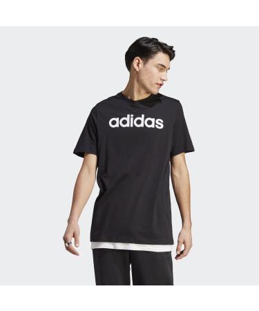 Buy adidas Men's Essentials Long Sleeve T-Shirt - XL Black Embroidered Logo International Shipping Available - Buy Online on GoSupps.com