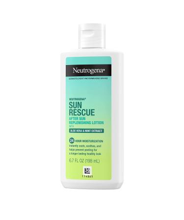 Neutrogena Sun Rescue After Sun Replenishing Lotion - 6.7 oz (Vegan, Non-Comedogenic) - Buy Online on GoSupps.com