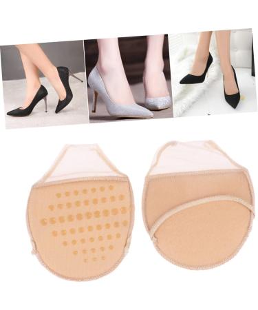 Shop 3 Pairs High Heel Shoe Pads | Comfortable Forefoot Insoles in Khaki - Perfect for International Shipping - Buy Online on GoSupps.com