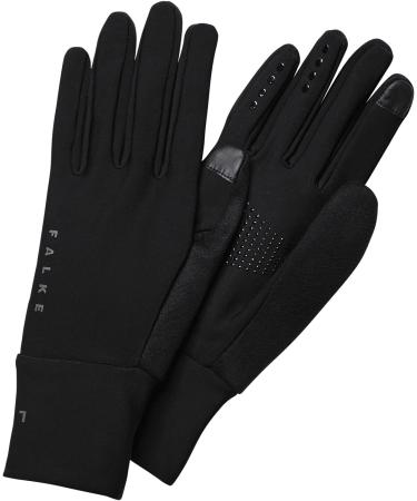 Falke Unisex Brushed Gloves - Touchscreen-Compatible Warm Breathable & Fast-Drying - Black (L-XL) | Ideal for Mild to Cold Temperatures - Buy Online on GoSupps.com