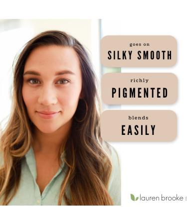 Lauren Brooke Cosmetiques Pressed Eyeshadow Duo - Cappuccino/Pearl | Natural & Organic Makeup - Buy Online on GoSupps.com