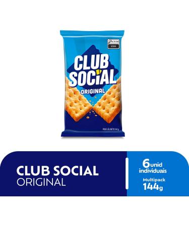 Club Social Galleta 5.07oz | Club Social Biscoito Original 144g - Buy Online on GoSupps.com