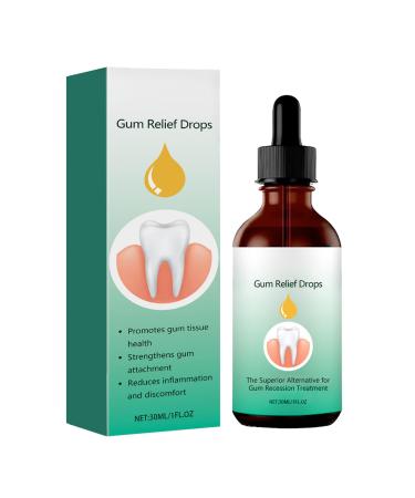 Gouttes de Traitement Instantan des Gencives Gouttes pour Traitement Gencives Gouttes de Rajeunissement des Gencives 30ML 1PC