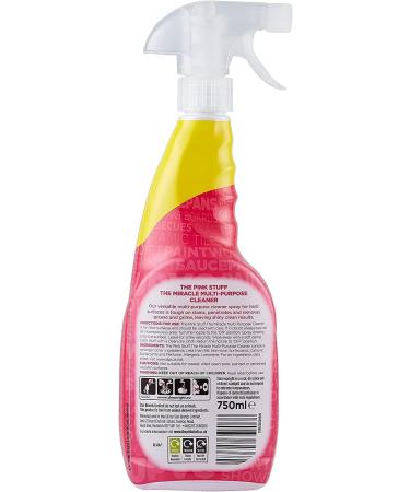 Buy Pink Stuff Miracle Multi-Purpose Cleaner 750ml Spray - Effective Cleaning Solution | International Shipping Available - Buy Online on GoSupps.com