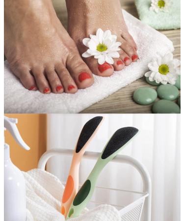 IAPPADORE 2-Pack Double-Sided Foot Pumice Scrubber with Handle - Callus Removal and Foot Care - Buy Online on GoSupps.com