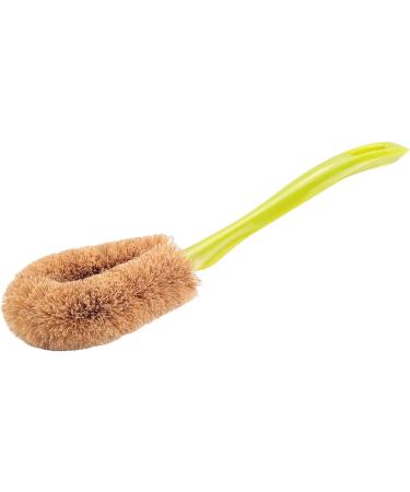 Chnegral Natural PP+Coconut Brown Silk Non-Stick Oil Long Handle Pot Brush Dish Washing Oil Cleaning Brush Can Hang Type Brush Green - Buy Online on GoSupps.com