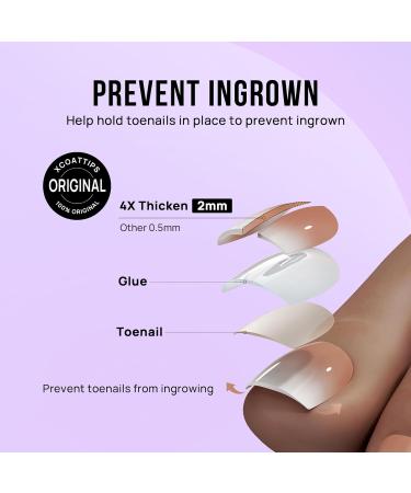 BTArtbox Short Halloween Brown Ombre Press On Toenails - 32 Piece Squoval Kit with Glue 16 Sizes Available for Women - Buy Online on GoSupps.com