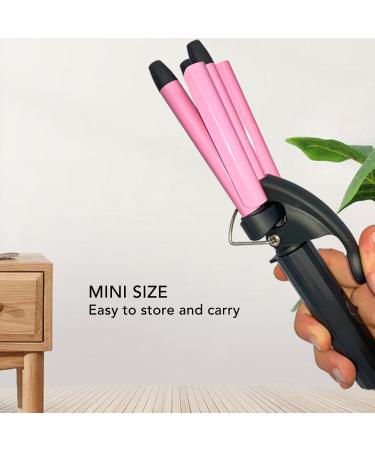 3 Barrel Hair Crimper Constant Temp 3 Barrel Curling Iron Wand for for Home - Buy Online on GoSupps.com