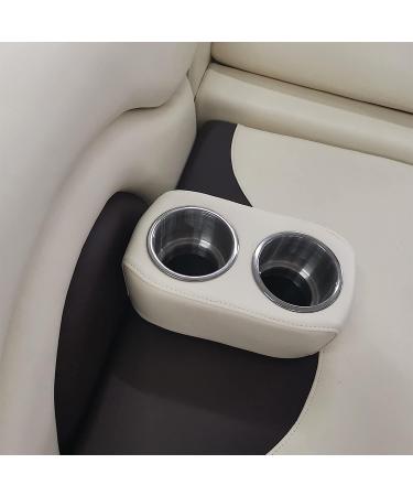 Marinexplore Pontoon Double Drink Holder - Stainless Steel Cup Holders for Boat, Yacht, RV, Car - Buy Online on GoSupps.com