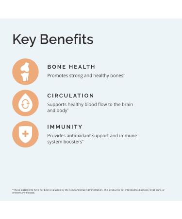 BRAINMD Vitamin D3 + K2 60 Capsules - Synergistic Support for Healthy Bones & Cognition - Gluten Free - 60 Servings - Buy Online on GoSupps.com