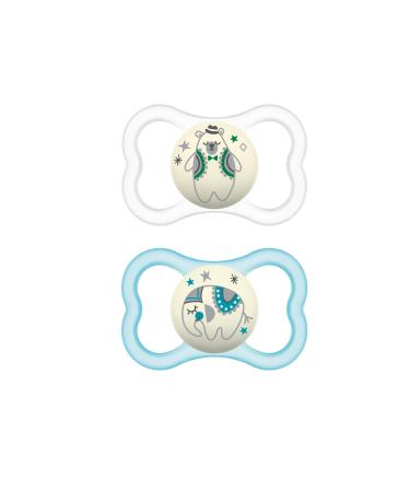 Air Night Pacifiers (2 pack) 6+ Months Unisex Unisex Animal Print