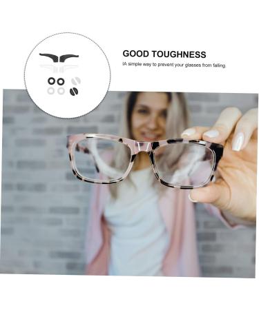 Lurrose Glasses 2 Sets - Anti-Slip Nasal Cushion Holders (Black & White) | Comfort & Support for Optimal Fit - Buy Online on GoSupps.com