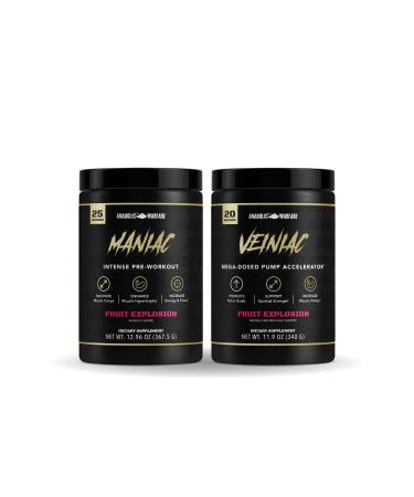 Anabolic Warfare Performance Pre-Workout Stack Maniac + Veiniac