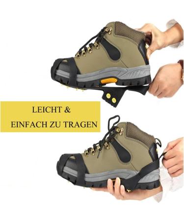 GeDiz Anti-Slip Shoe Spikes | Size 39-44 Replacement Claws for Winter Safety | Universal Fit for Every Shoe - Buy Online on GoSupps.com